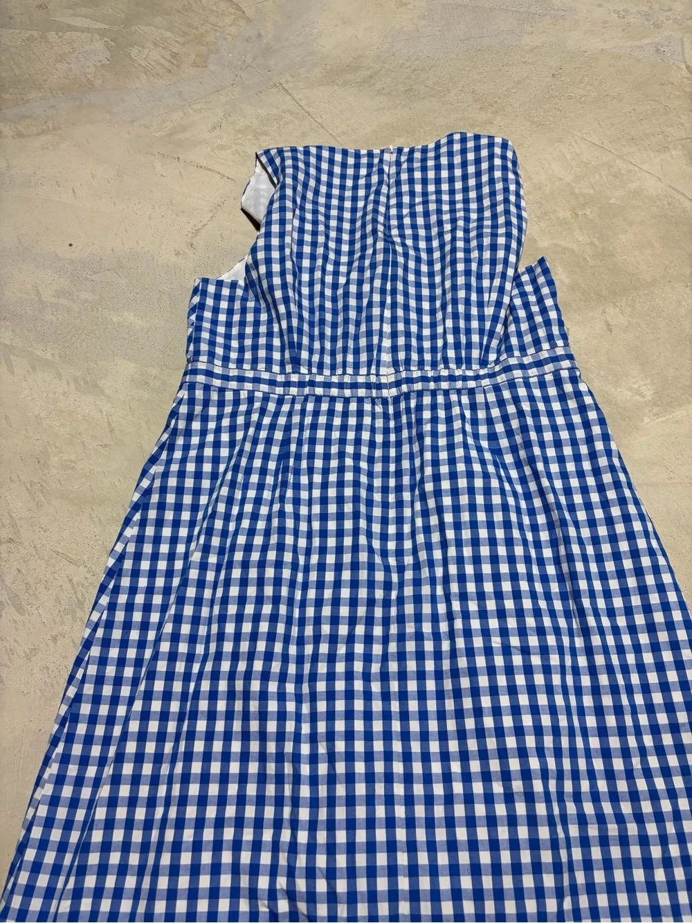 J. Crew Blue and White Gingham Dress 18